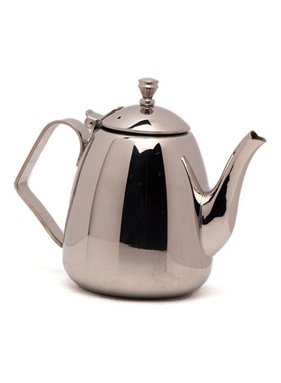 Buy Tea Pot With Lid Silver 17x17x27cm in Saudi Arabia