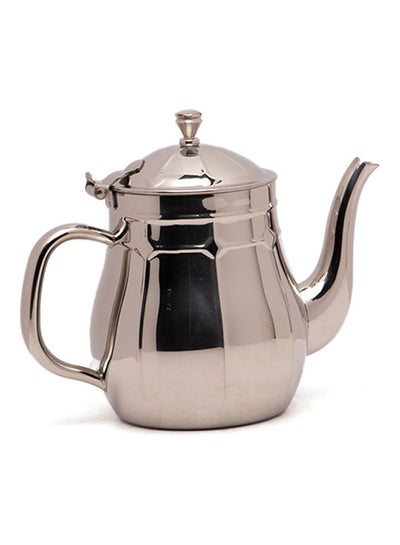 Buy Stainless Steel Teapot With Lid Silver in Saudi Arabia