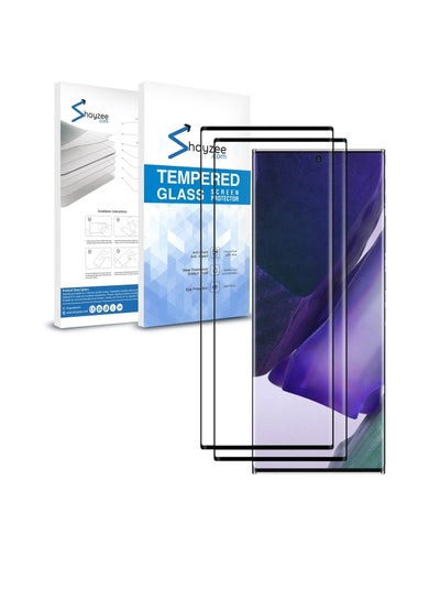 Buy 2-Piece Screen Protector Tempered Glass For Samsung Galaxy Note 20 Ultra Clear in UAE