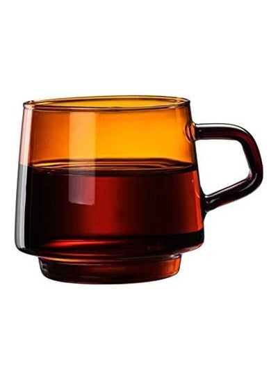 Buy Espresso Coffee Cup With Handle Clear in UAE