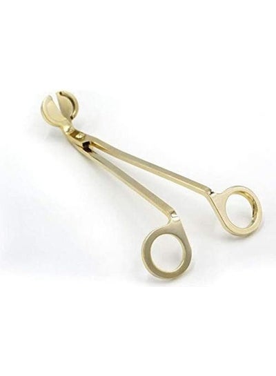 Buy Stainless Steel Oil Lamp Trim Scissor Gold in UAE