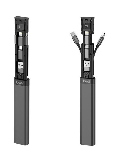 Buy 9-In-1 Multi-Functional Cable Stick Black in UAE