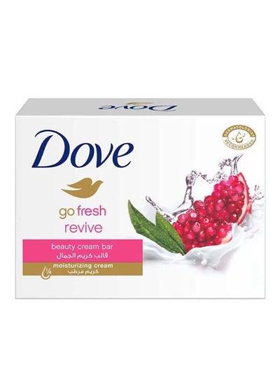 Buy Go Fresh Natural Beauty Cream Bar Soap Revive With Pomegranate 135grams in UAE