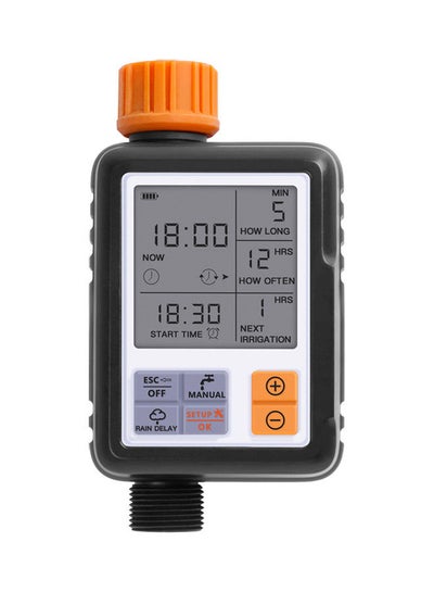 اشتري Large Screen Automatic Watering Timer Black/Orange في السعودية