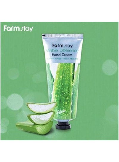 Buy Visible Difference Hand Cream Aloe-1Pcs Green 100grams in Egypt