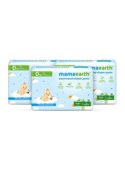 Buy Pack Of 3 Plant Based Diaper Pants - 30 Count in UAE