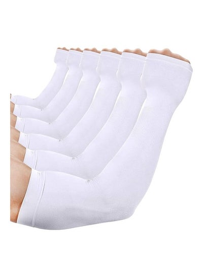 Buy 6 Pairs UV Protection Cooling Arm Sleeves one size in UAE