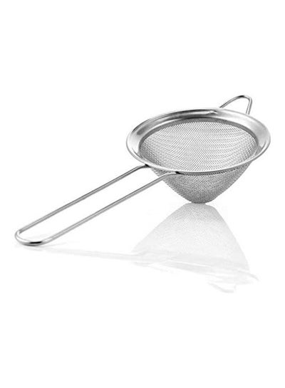 Buy Fine Mesh Strainer With Sturdy Handle Silver in UAE