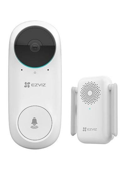 Buy DB2C Kit Wire-Free Video Doorbell with Chime White/black in Egypt