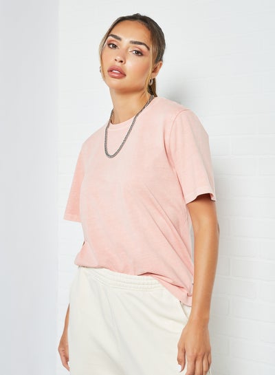 Buy Classics Natural Dye T-Shirt Pink in UAE