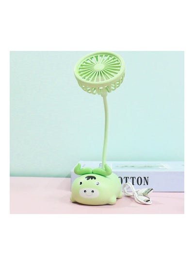 Buy USB Portable Mini Handheld Fan 2W 57736eu Green in Saudi Arabia