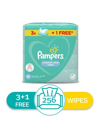 Buy Complete Clean Wipes, Pack Of 4, 256 Counts in Egypt