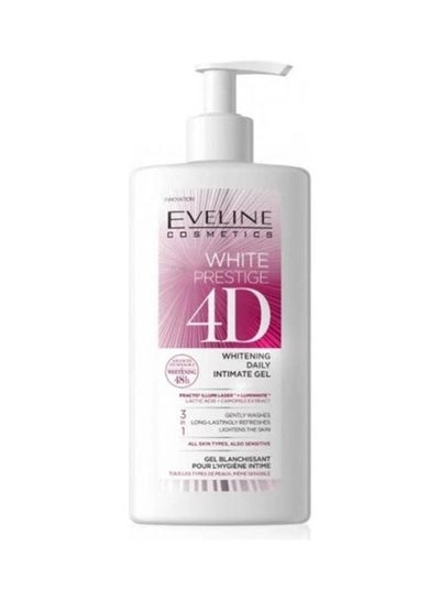 Buy White Prestige 4D Whitening Daily Intimate Gel 250ml in Saudi Arabia