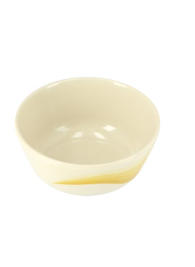 Buy Melamineware Super Rays Round Bowl Beige 4.5inch in UAE