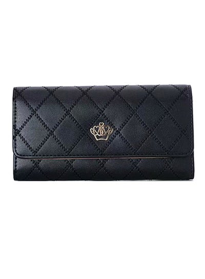 Buy Sleek Lightweight Casual Wallet Black in UAE