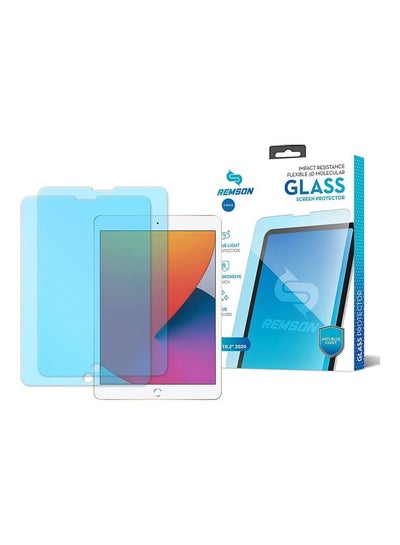 Buy Pack Of 2 Impact Resistance Screen Protector For Apple iPad 10.2 Anti Blue in UAE