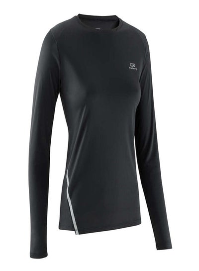 Buy Running Long Sleeve T-Shirt Black in Egypt