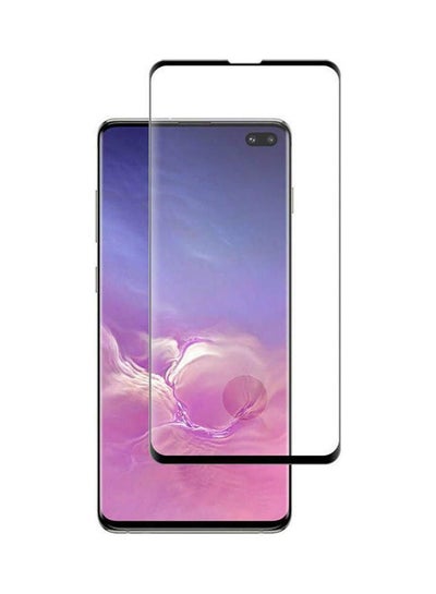 Buy Samsung Galaxy S10 Plus 9D Curved Tempered Glass Full Glue Screen Protector Edge To Edge Fit Protection Tempered Glass For Samsung Galaxy S10 Plus Black-Clear in Egypt