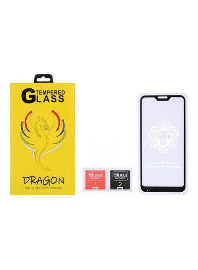 Buy 5D Tempered Glass Screen Protector For Xiaomi Mi A2 Lite  And Black-Clear in Egypt