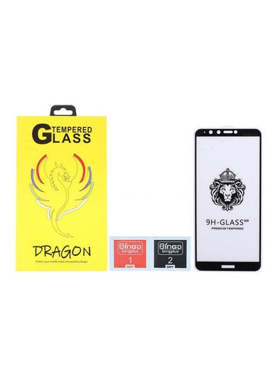 Buy 5D Tempered Glass Screen Protector For Huawei Y9 2018  And Black-Clear in Egypt