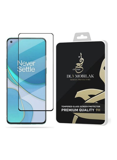 Buy For Oneplus 8T 5D Full Screen Protector  Frame By Dl3 Mobilak Black-Clear in Egypt