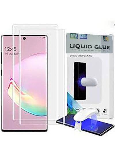Buy 2-Packs UV Glass Screen Protector For Samsung Galaxy Note 10 Plus Clear in Egypt