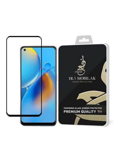 Buy 5D Screen Protector For Oppo A74 / A94 Black-Clear in Egypt