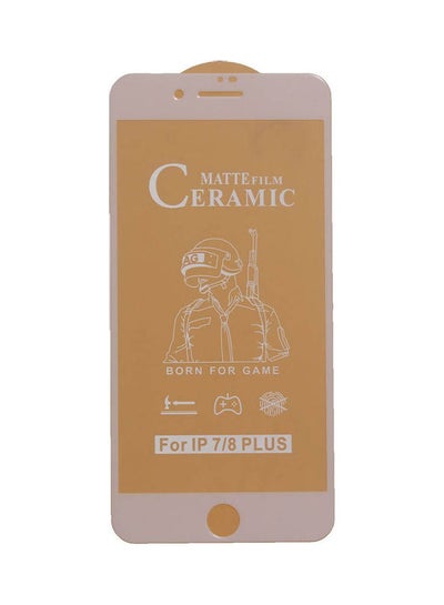 Buy Ceramic Matte Screen Protector For Iphone 7 Plus White-Clear in Egypt