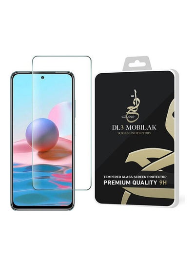 Buy For Xiaomi Redmi Note 10 Tempered Glass Screen Protector Clear in Egypt