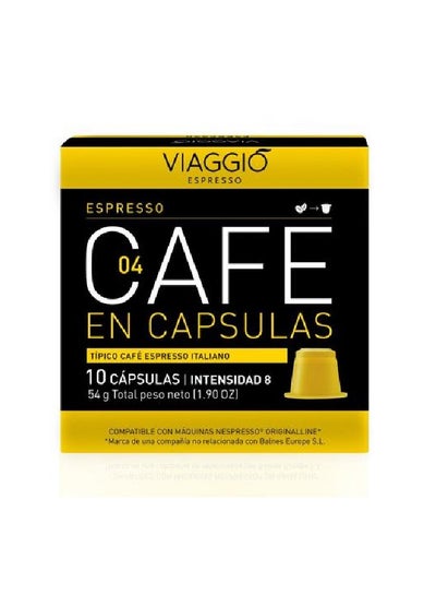 Buy Cafe Viaggio Espresso 10 Capsules 54grams in Egypt