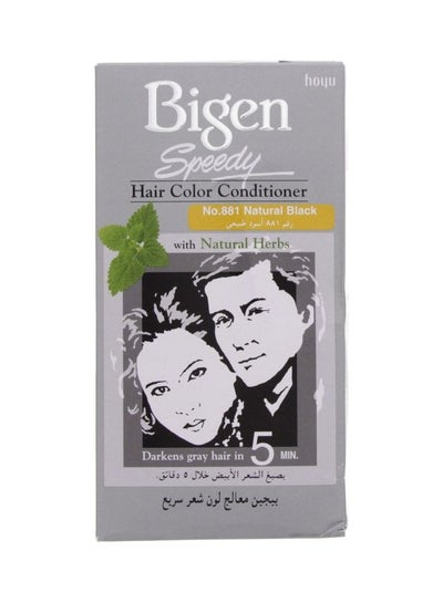 Buy Hair Color Conditioner No. 881 Natural Black 80grams in Saudi Arabia