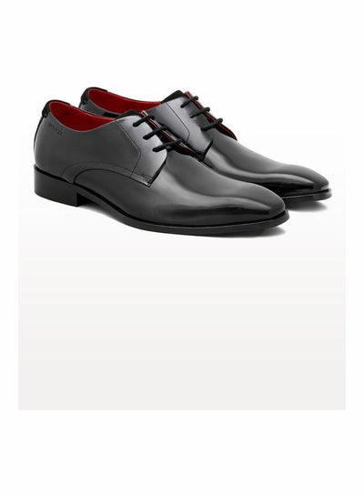 Buy Comfortable Lace-Up Formal Shoes Black in UAE