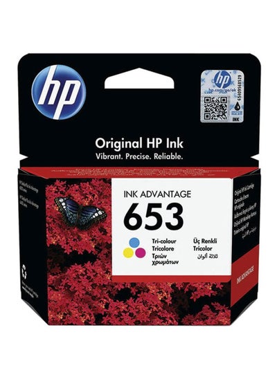 Buy 653 Tri-Colour Original Ink Advantage Cartridge Multicolour in UAE