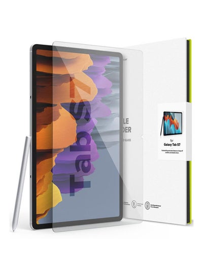 Buy Invisible Defender Tempered Glass For Samsung Galaxy Tab S7 Clear in Saudi Arabia