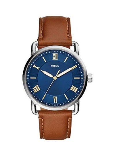 Buy Men's Analog Wrist Watch with Leather Strap in UAE