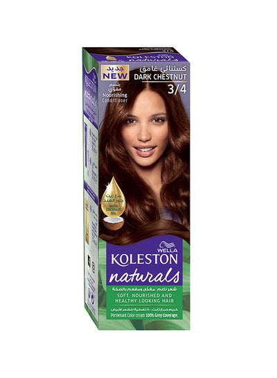 Buy Koleston Naturals Hair Color 3/4 Dark Chestnut in Saudi Arabia