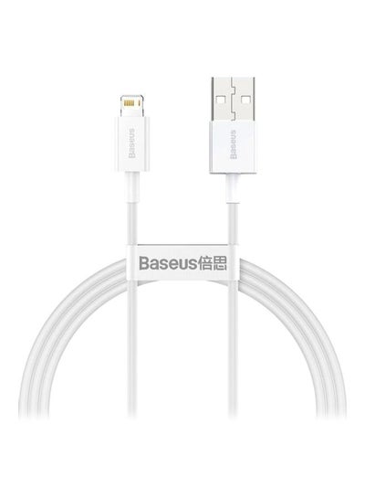 Buy iPhone Cable, USB to Lightning-Fast Charging Cable iPhone Charger Cable 2.4A Lightning Cord Compatible for iPhone 14/14 Pro/14 Plus/14 Pro Max, iPhone 13 Pro 12 Pro Max 11 XS SE 7 Plus 6S iPad Pro 1M White in Egypt