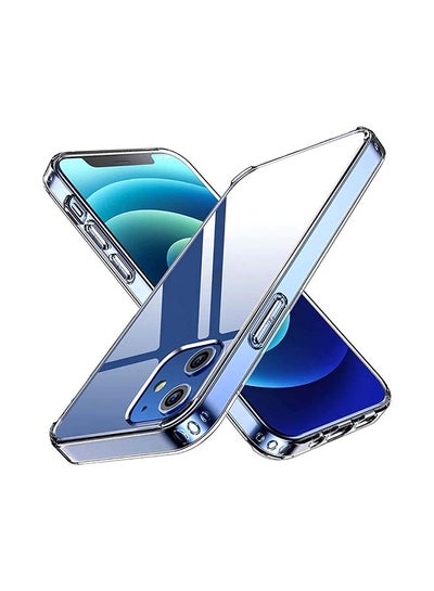 Buy Protective Case Cover For iPhone 12 6.1 inch Clear in UAE