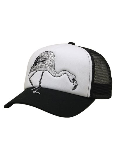 Buy Flamingo White Cap White/Black in UAE