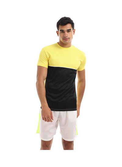 Buy Casual Short Sleeve T-Shirt Yellow in Egypt