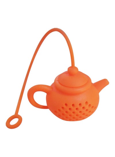 Buy Eco-friendly Kettle-shape Loose Leaf Tea Ball Infusers For Kitchen Orange 6x5x4cm in UAE