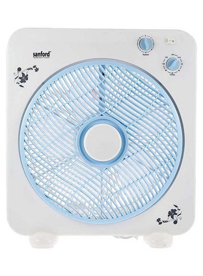 Buy Box Fan 12-Inch SF6661BFN BS White/Blue in Saudi Arabia