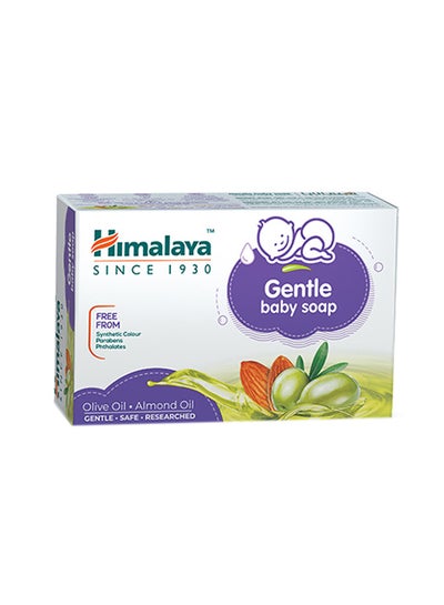 اشتري Gentle Baby Soap Olive Oil And Almond Oil Free From Parabens Animal Facts Synthetic Colours في الامارات