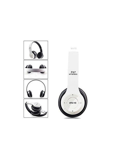 Buy Wireless Bluetooth Headset Bluetooth White in Egypt