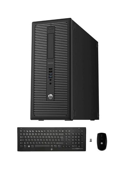 Buy ELITE-800 G1-J7C54EA-TWR Tower PC Core i5 Processor/4GB RAM/500GB HDD/Integrated Graphics With Keyboard And Mouse Black in Egypt