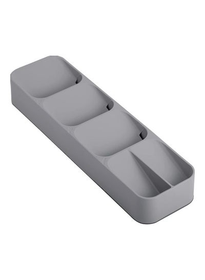 Buy Kitchen Drawer Organizer Tray Grey in Saudi Arabia