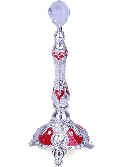 Buy Decorative Sculpture Silver/Red in Saudi Arabia