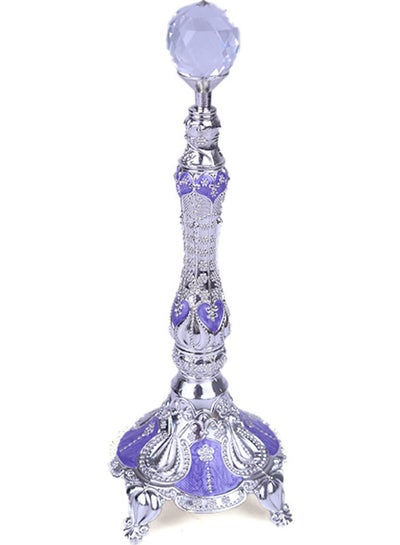 Buy Decorative Sculpture Silver/Purple in Saudi Arabia