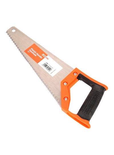 Buy Plastic Handle Handsaw Orange/Silver/Black 12inch in Saudi Arabia