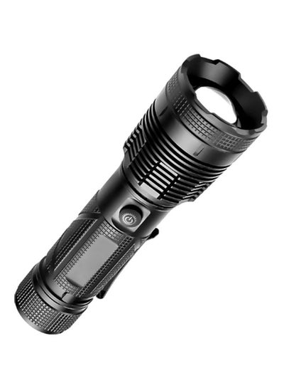 Buy USB Input And Output Safety Flashlight Black 17.8x8x3.8cm in Saudi Arabia